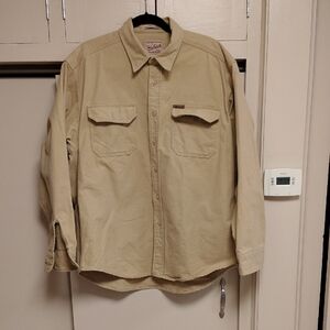 Woolrich Khaki Shirt Jacket